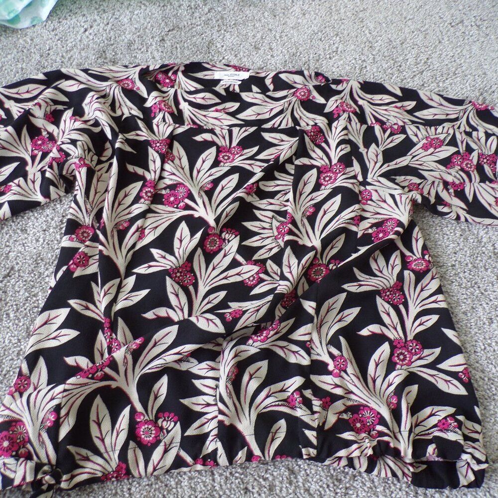 NwT Isabel Marant floral long Sleeve  top L - Picture 3 of 8